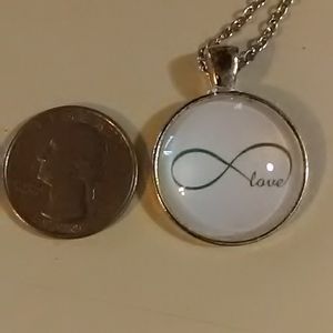 Xfinity symbol Cabochon Necklace